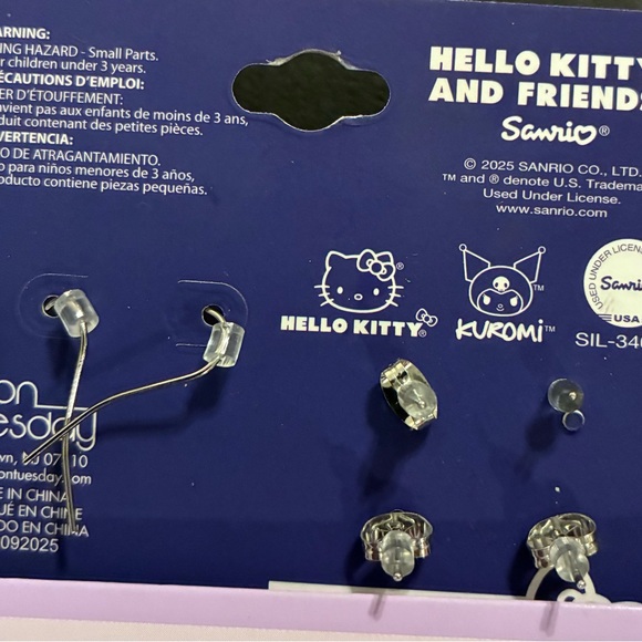 Earrings Set of 4 | Hello Kitty Charm & Friends - Picture 4 of 4